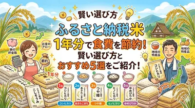 ふるさと納税 米 1 年 分で食費を節約！賢い選び方とおすすめ5選をご紹介！