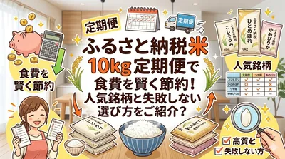 ふるさと納税 米 10kg 定期便で食費を賢く節約！人気銘柄と失敗しない選び方をご紹介？