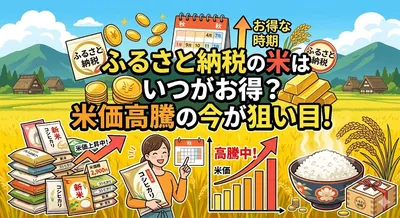 ふるさと納税の米はいつがお得？米価高騰の今が狙い目！