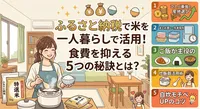 ふるさと納税で米を一人暮らしで活用！食費を抑える5つの秘訣とは？