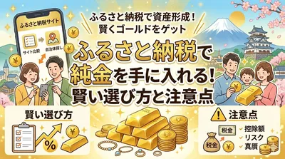 ふるさと納税で純金を手に入れる！賢い選び方と注意点