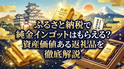 ふるさと納税で純金インゴットはもらえる？資産価値ある返礼品を徹底解説