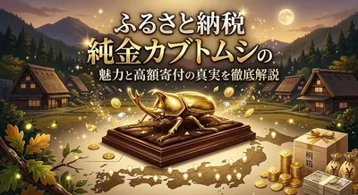 ふるさと納税 純金カブトムシの魅力と高額寄付の真実