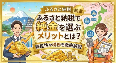 ふるさと納税で純金を選ぶメリットとは？資産性や税務を徹底解説