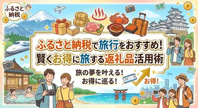 ふるさと納税で旅行をおすすめ！賢くお得に旅する返礼品活用術