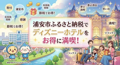 浦安市ふるさと納税でディズニーホテルをお得に満喫！
