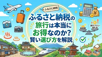 ふるさと納税の旅行は本当にお得なのか？賢い選び方を解説