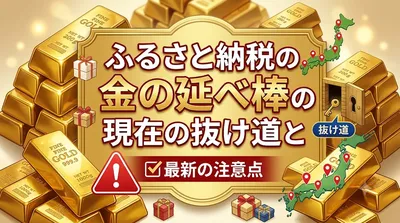 ふるさと納税の金の延べ棒の現在の抜け道と最新の注意点