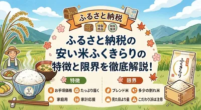 ふるさと納税の安い米ふくきらりの特徴と限界を徹底解説！