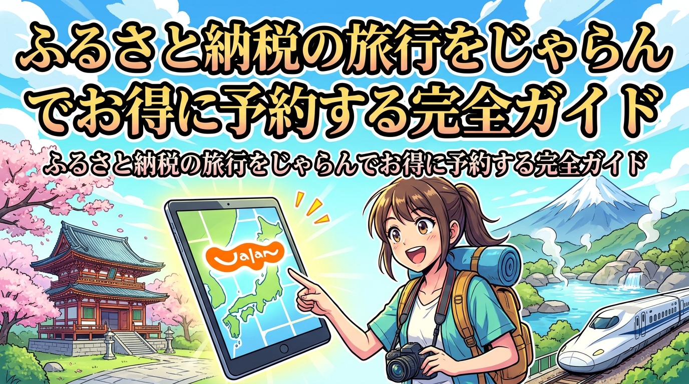 ふるさと納税の旅行をじゃらんでお得に予約する完全ガイド