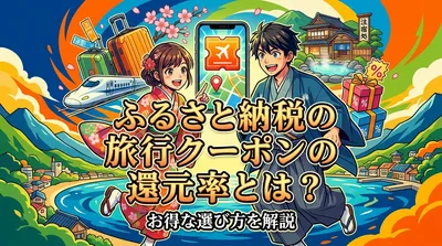 ふるさと納税の旅行クーポンの還元率とは？お得な選び方を解説