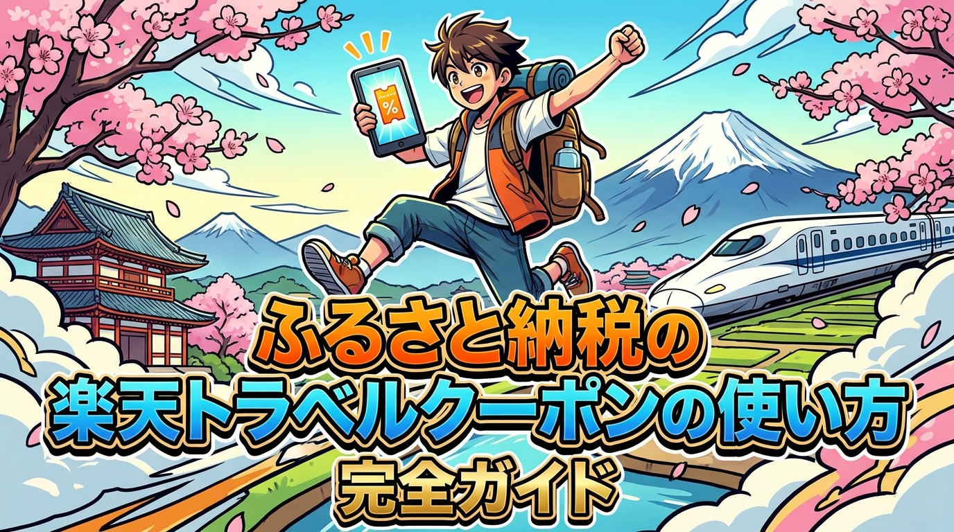 ふるさと納税の楽天トラベルクーポンの使い方の完全ガイド