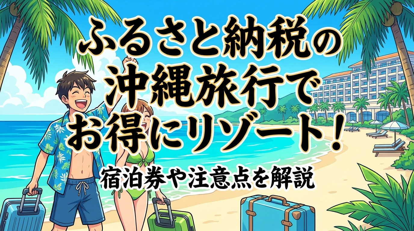 ふるさと納税の沖縄旅行でお得にリゾート!宿泊券や注意点を解説