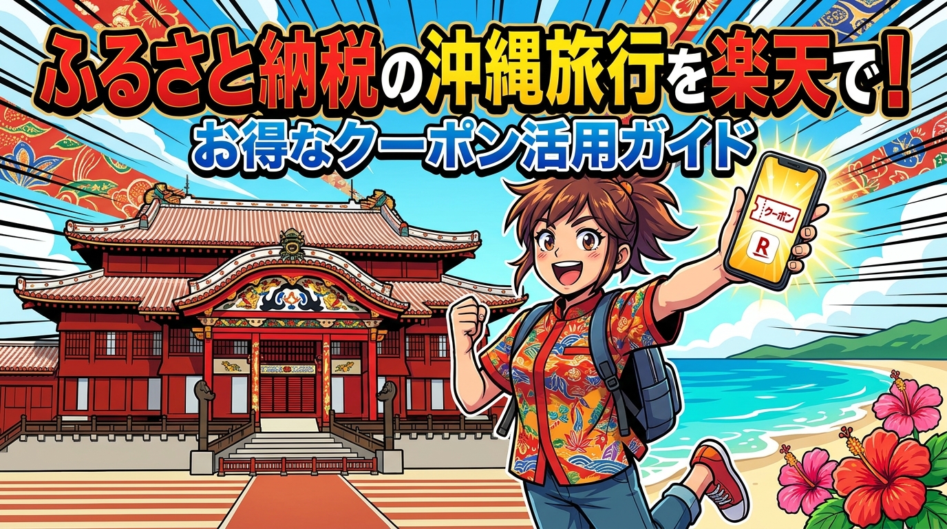 ふるさと納税の沖縄旅行を楽天で!お得なクーポン活用ガイド