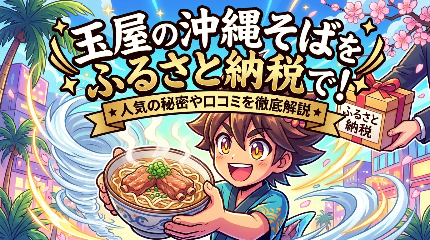 玉屋の沖縄そばをふるさと納税で！人気の秘密や口コミを徹底解説