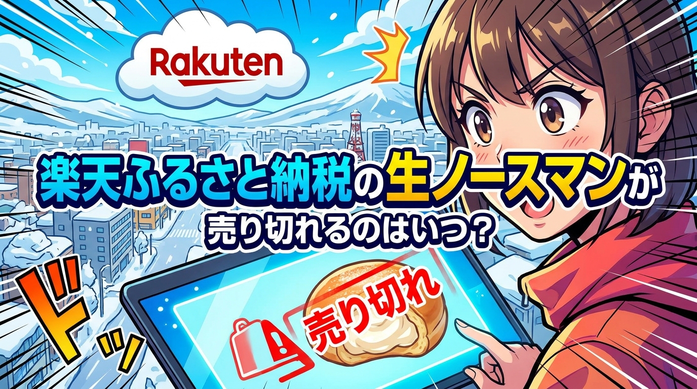 楽天ふるさと納税の生ノースマンが売り切れるのはいつ？