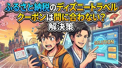 ふるさと納税のディズニートラベルクーポンは間に合わない？解決策