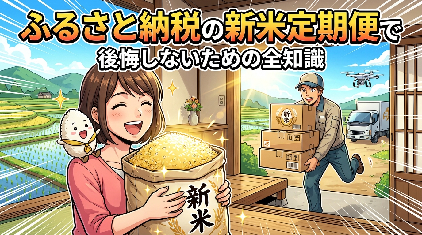 ふるさと納税の新米定期便で後悔しないための全知識