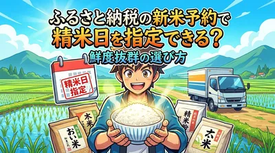 ふるさと納税の新米予約で精米日を指定できる？鮮度抜群の選び方