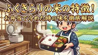 ふくきらりの米の特徴！お弁当で冷めた時の味を徹底解説