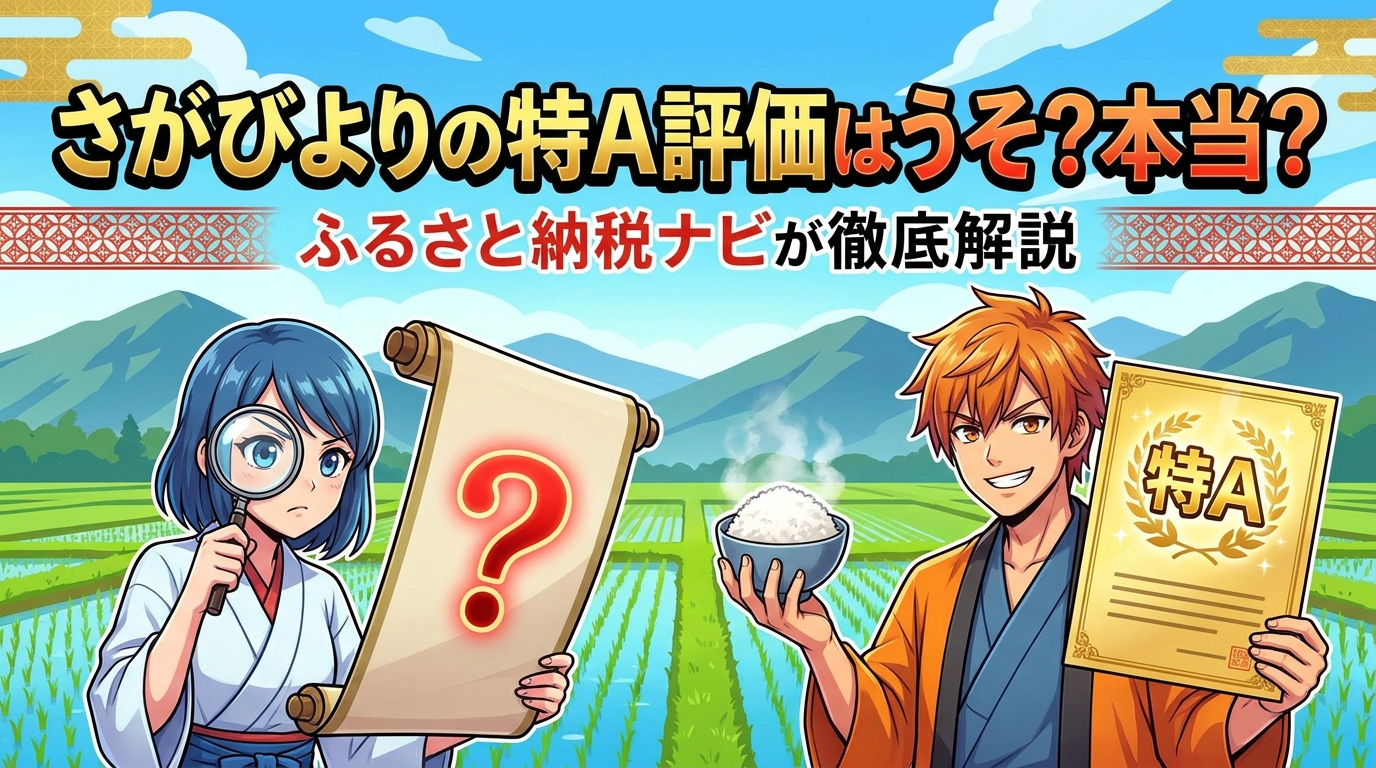 さがびよりの特A評価はうそ？本当？ふるさと納税ナビが徹底解説