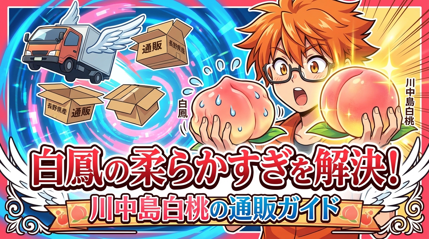 白鳳の柔らかすぎを解決！川中島白桃の通販ガイド