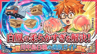 白鳳の柔らかすぎを解決！川中島白桃の通販ガイド