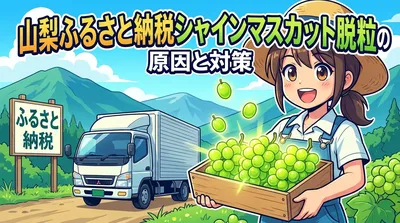 山梨ふるさと納税シャインマスカット脱粒の原因と対策