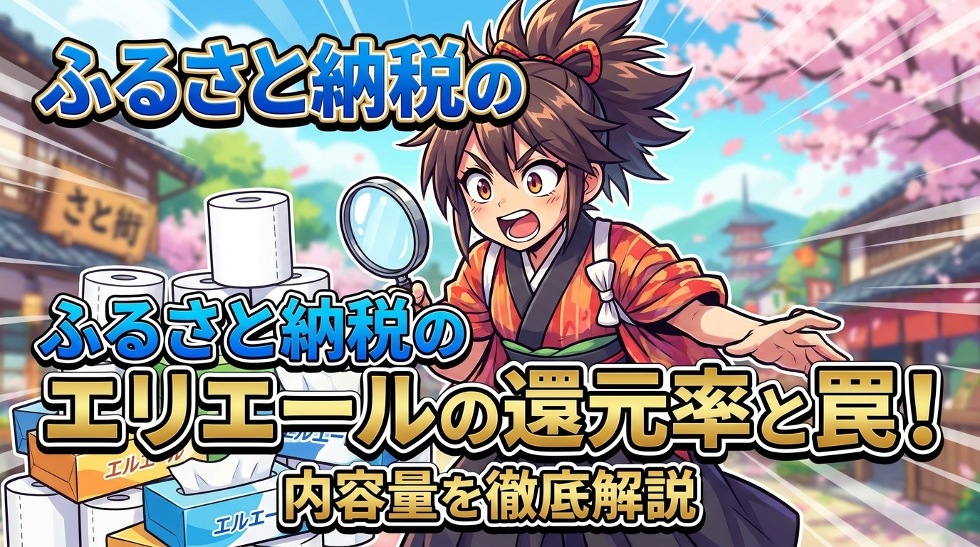 ふるさと納税のエリエールの還元率と罠！内容量を徹底解説