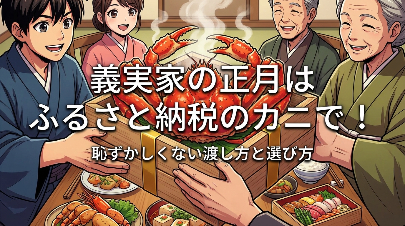 義実家の正月はふるさと納税のカニで!恥ずかしくない渡し方と選び方