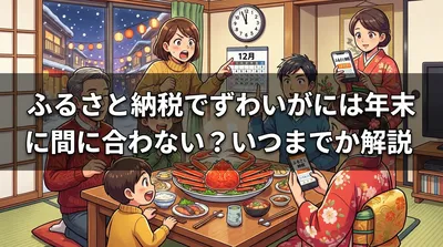 ふるさと納税でずわいがには年末に間に合わない？いつまでか解説