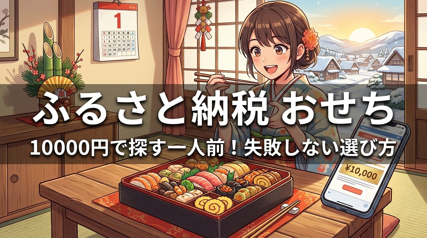 ふるさと納税 おせち 10000円で探す一人前!失敗しない選び方
