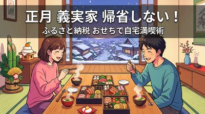 正月は義実家に帰省しない！ふるさと納税のおせちで自宅満喫術