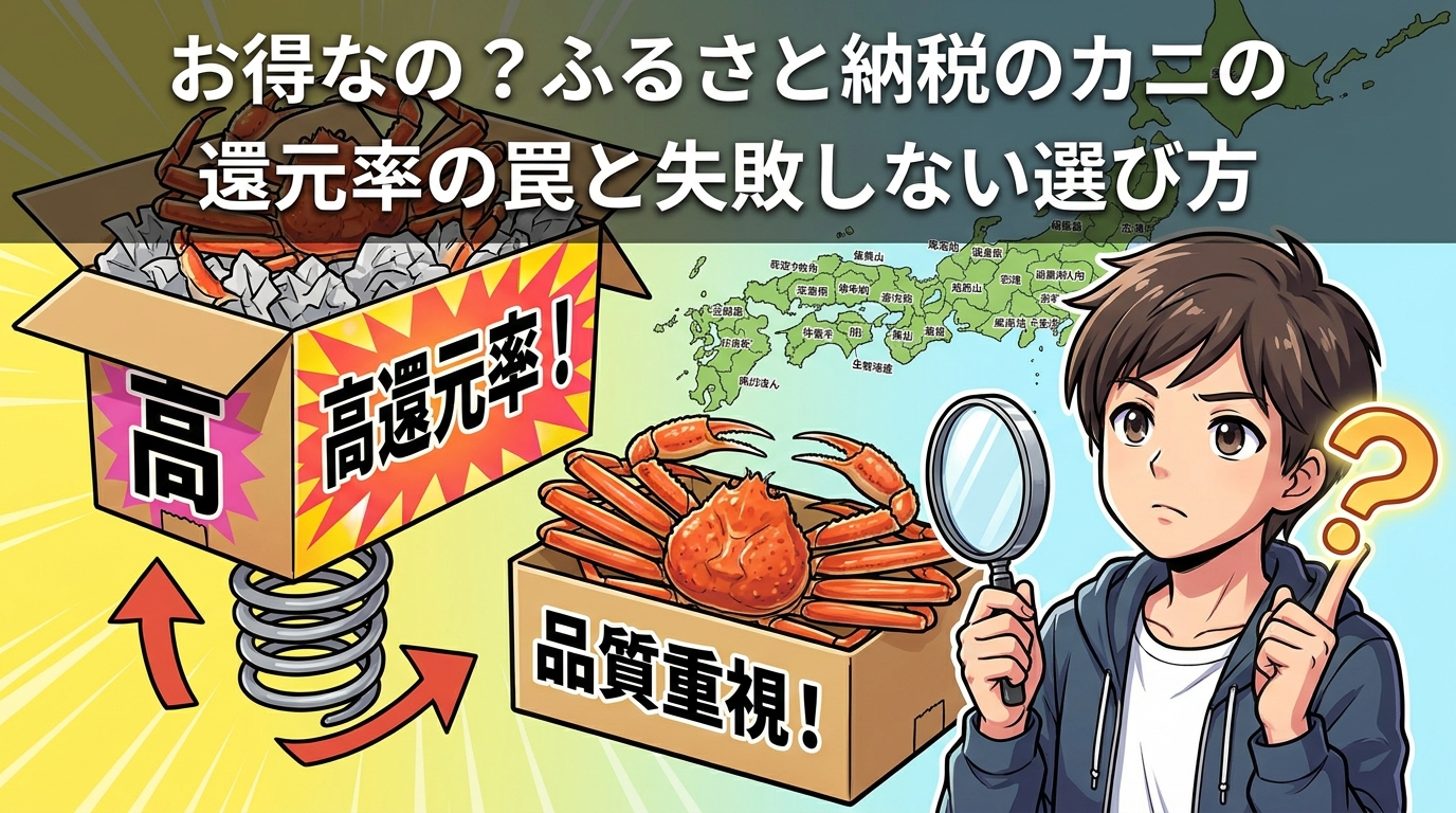 お得なの？ふるさと納税のカニの還元率の罠と失敗しない選び方