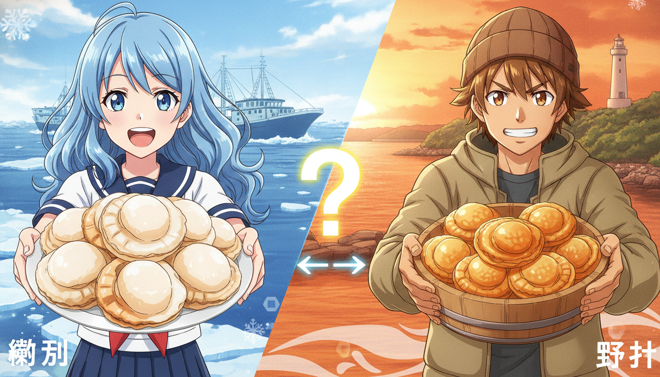 ふるさと納税のほたては紋別と野付のどっちを選ぶべきか？違いを徹底比較！