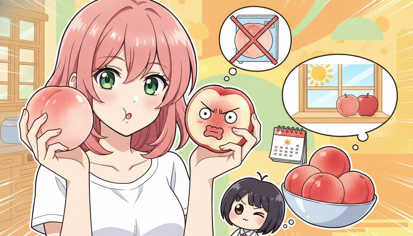 ふるさと納税の桃が甘くない？追熟失敗の原因
