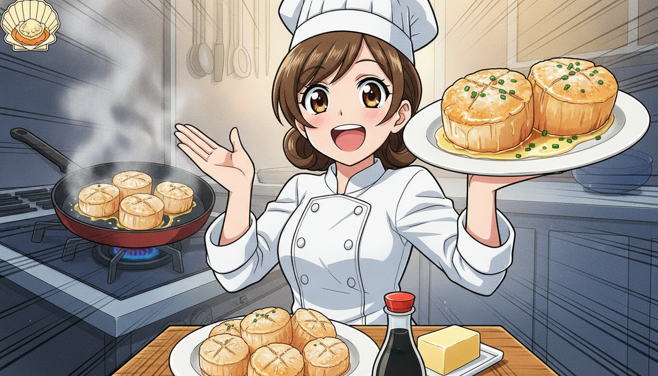 ふるさと納税の別海町のほたて！バター焼きで縮むのを防ぐ調理の極意