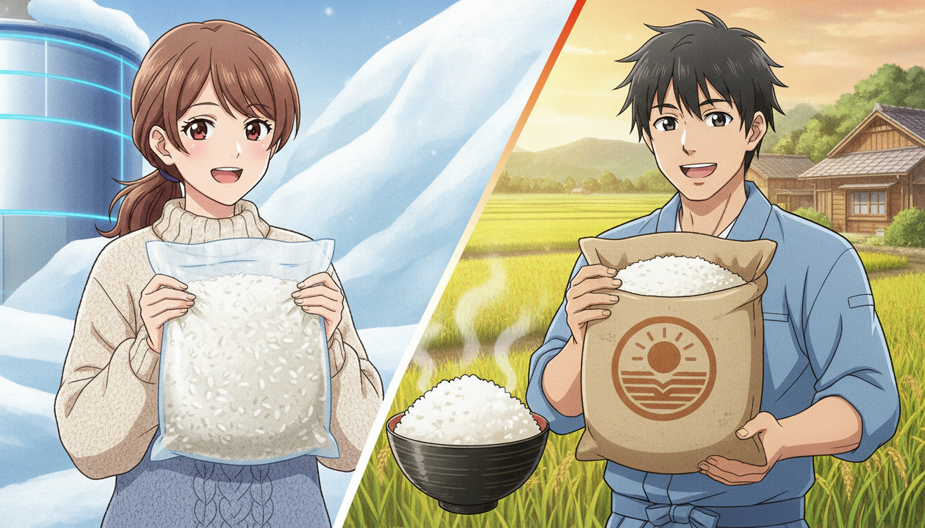 ふるさと納税の雪中米ななつぼしと普通のものの違いとは