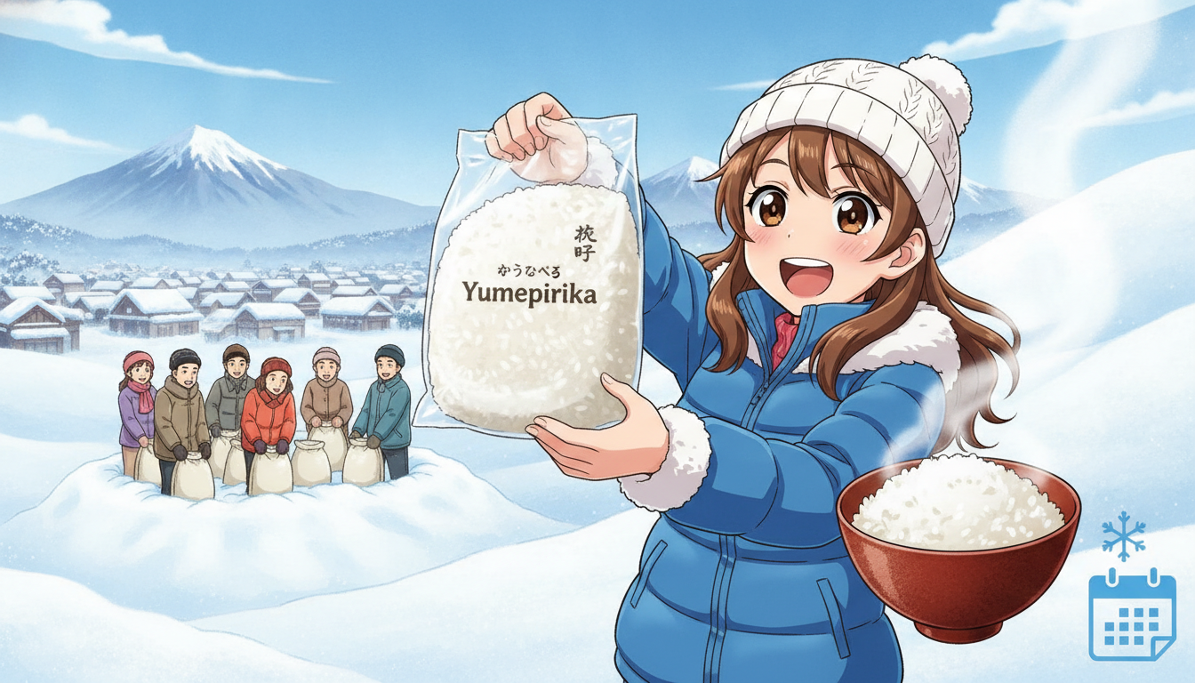 ふるさと納税の北海道沼田町で雪中米はいつ届くのか注意点