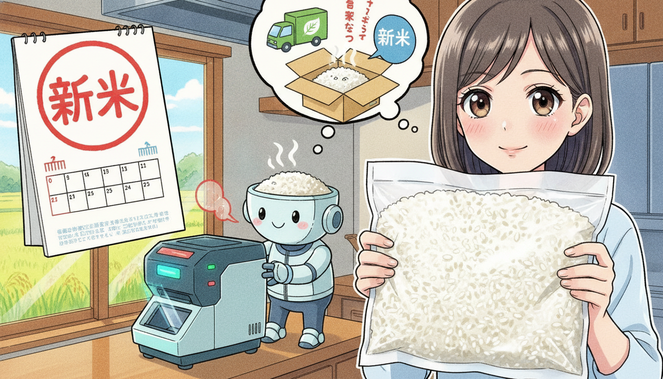 ## ふるさと納税の新米予約で精米日を指定できるか