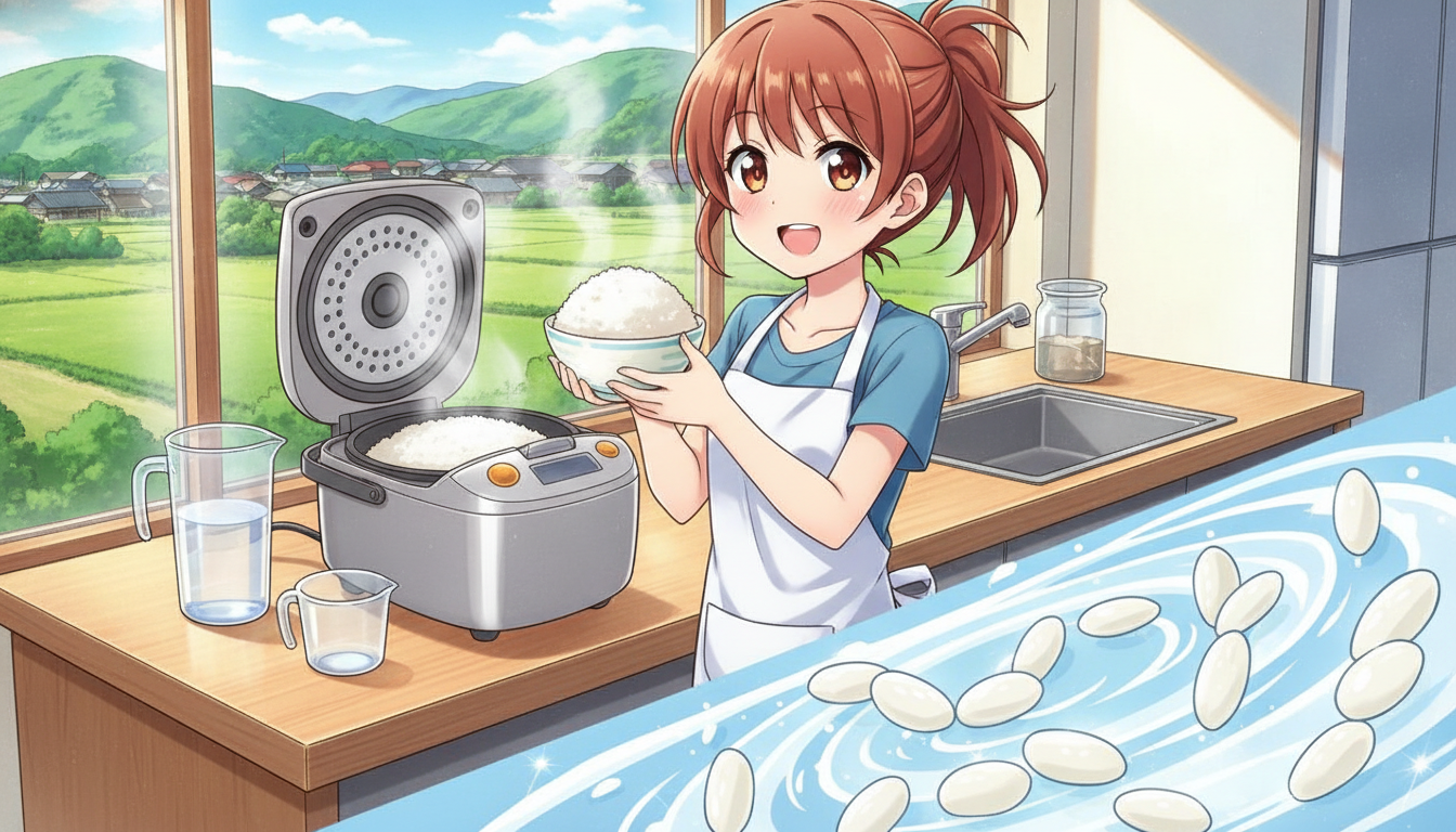 ふくきらりの米の特徴と水加減や炊飯器の設定