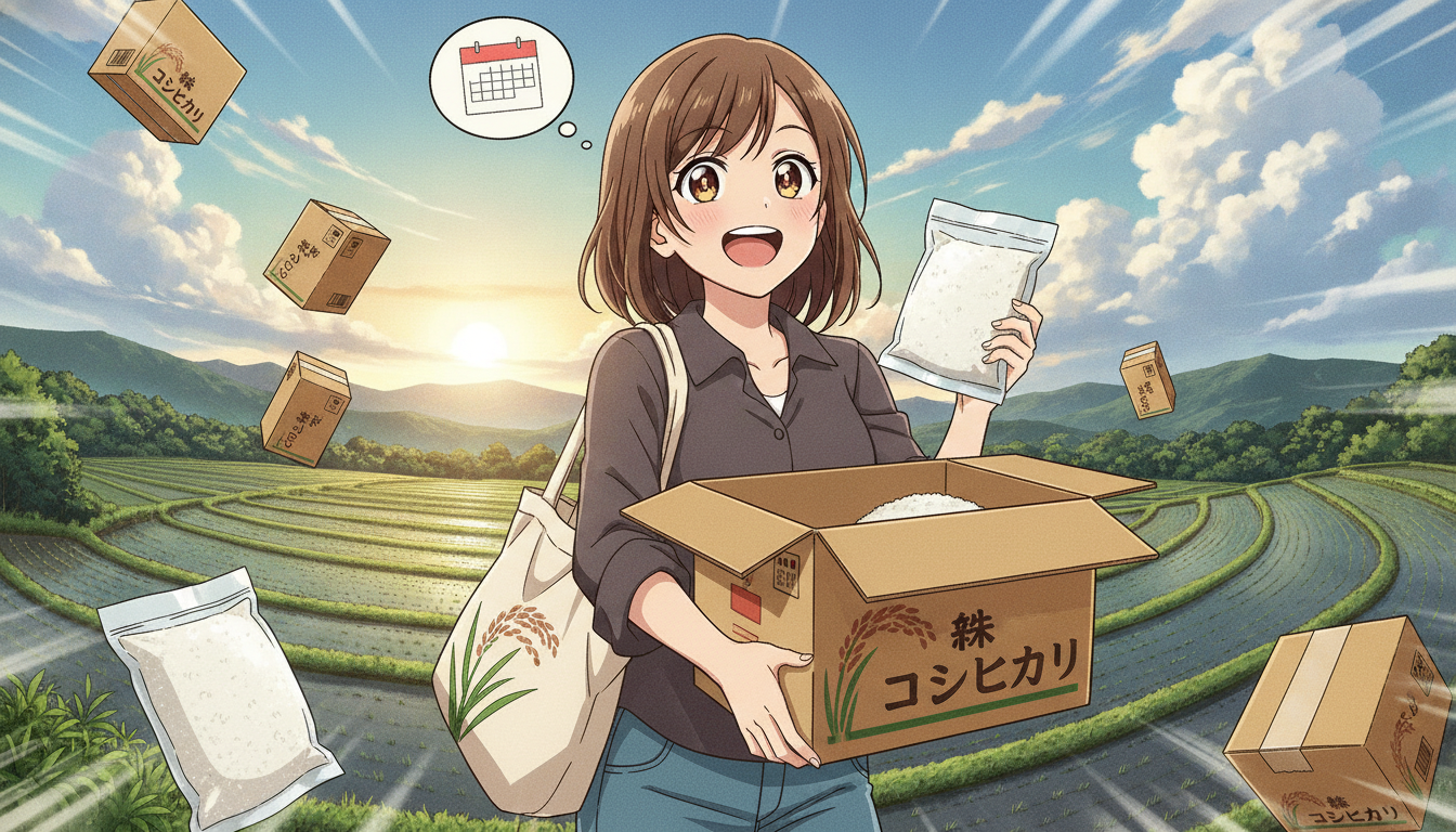 新米のコシヒカリ30kgをふるさと納税で！小分けはいつ届くのか徹底解説します