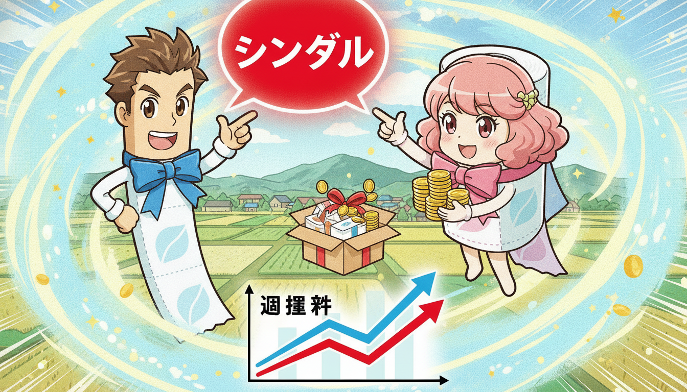 ふるさと納税でもらえるエリエールのトイレットペーパーの還元率とは？