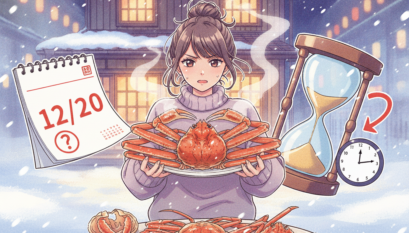 ふるさと納税のずわいがには年末に間に合わない?いつまでか2つの期限を解説